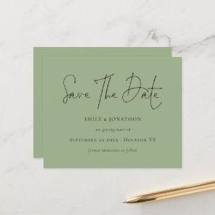 Sage de Script Minimalista de Orçamento Verde Sal