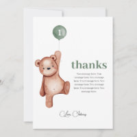 Sage do Urso de Teddy Gree Primeiro Cartões de agr