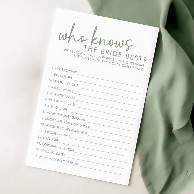 Sage e White que conhecem o melhor jogo da noiva (Criador carregado)