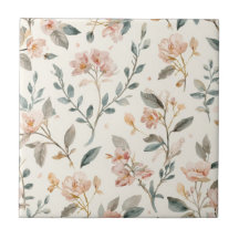 Sage Flor Silvestre Neutro Suave Botânico Aquarela