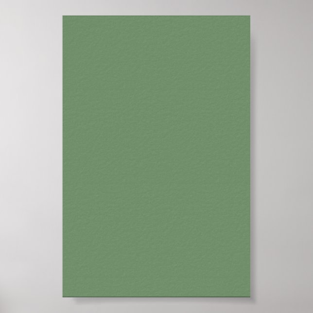 Sage Green Background em um Poster (Frente)