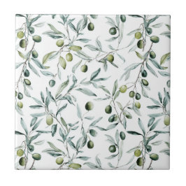Sage Green French Country Watercolor Olive