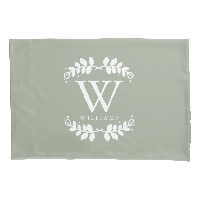 Sage Green Monogrammed (Frente)
