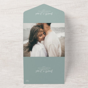Sage Green Photo Seal and Send