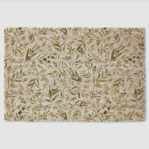 Sage Green Watercolor French Country Chic Olives