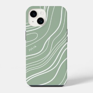 Sage Green Wave Modern Personalizado