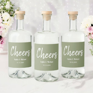 Sage Green Wedding Cheers Elegant