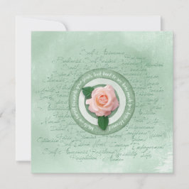 Sage Green with Yellow Rose Empowerment