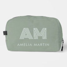 Sage Matcha Verde Minimalista Monograma