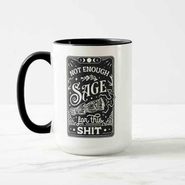 Sage Não é Suficiente para Esta Caneca de Cartas d (Esquerda)