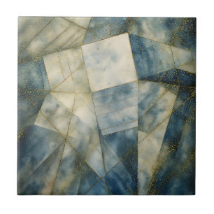 Sage Olive Green Dourado Geométrico Abstrato natur