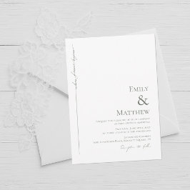 Sage Onde Forever Começa Convite De Casamento