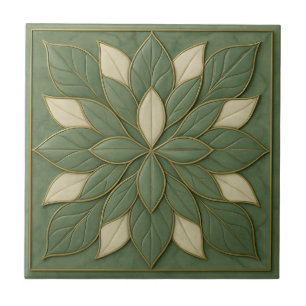 Sage Petal Harmonia - Artisan Floral Cerâmica Azul