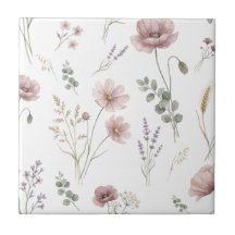 Sage Rosa Verde Flor de Água Silvestre 
