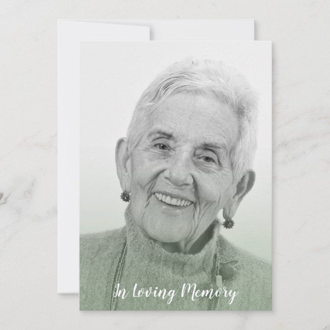 Sage Trendy Transparency Effect Funeral Dear Ones (Frente)