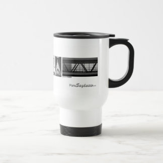 Saginaw puro rotula a caneca de viagem