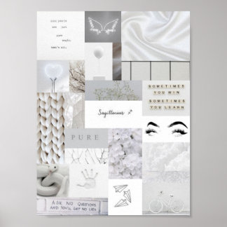 Sagitário branco sagitário zodíaco poster