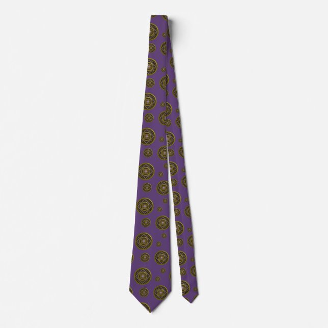 Sagitário Mandala, Gravata do Pescoço Masculina (Frente)