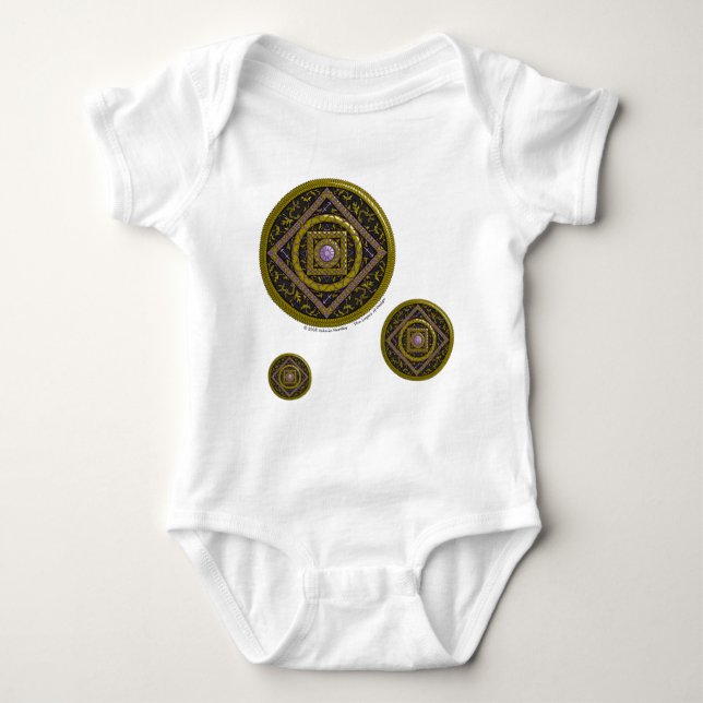 Sagitário Mandala Kid e Camisa de Luz Bebê (Frente)