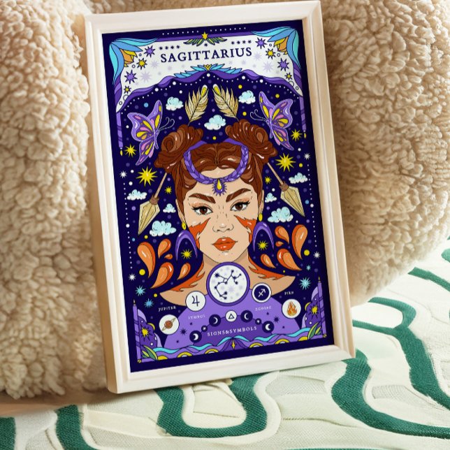 Sagitário Símbolo Zodíaco Poster - Aventuro (Criador carregado)