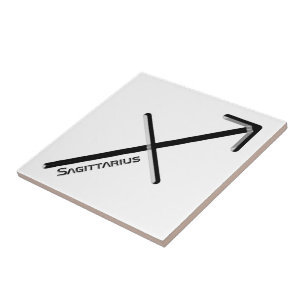 SAGITTARIUS, Design abstrato do Sinal Zodíaco,