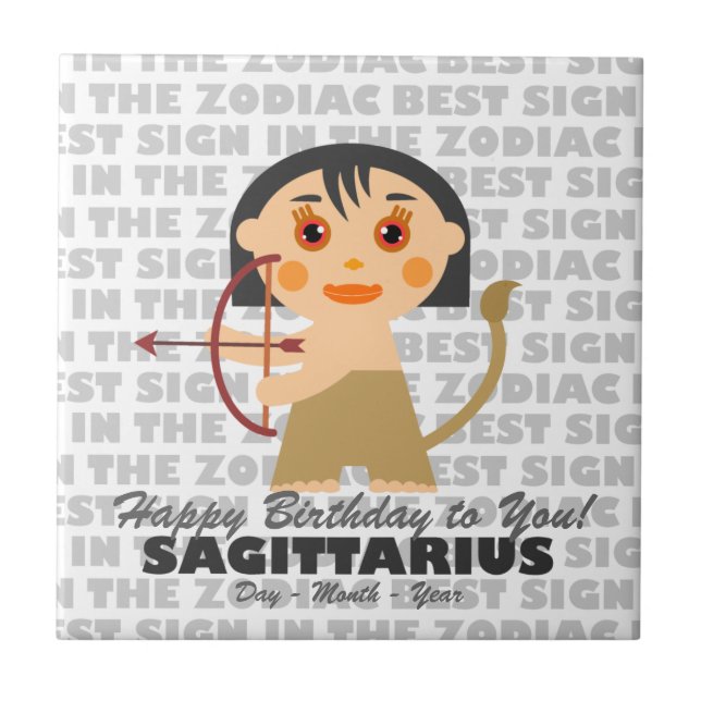 Sagittarius Happy Birthday (Frente)