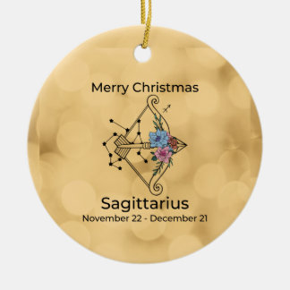 Sagittarius Vintage - Enfeites de natal inspirado