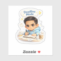 Sago - Adesivo Fofo de Modo Prazo - Cute Deadline 