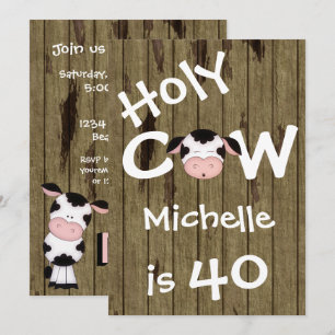 Sagrada e engraçada Vaca 40º Convite Humorístico d