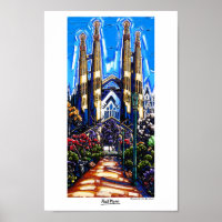 Sagrada Família, Poster de Barcelona