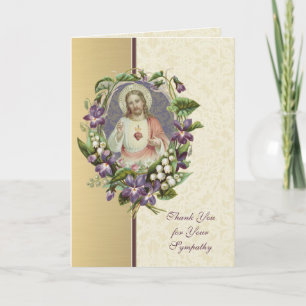 Sagrado Coração de Jesus Agradecimento de Condolên