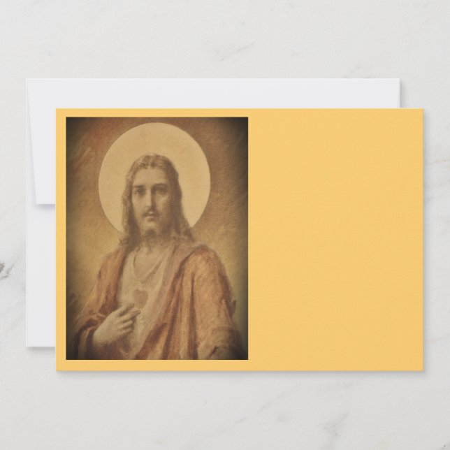 Sagrado Coração de Jesus Desenho (Frente)