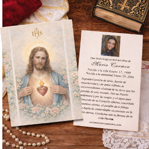 Sagrado Coração de Jesus Oração Fúnebre Espanhola