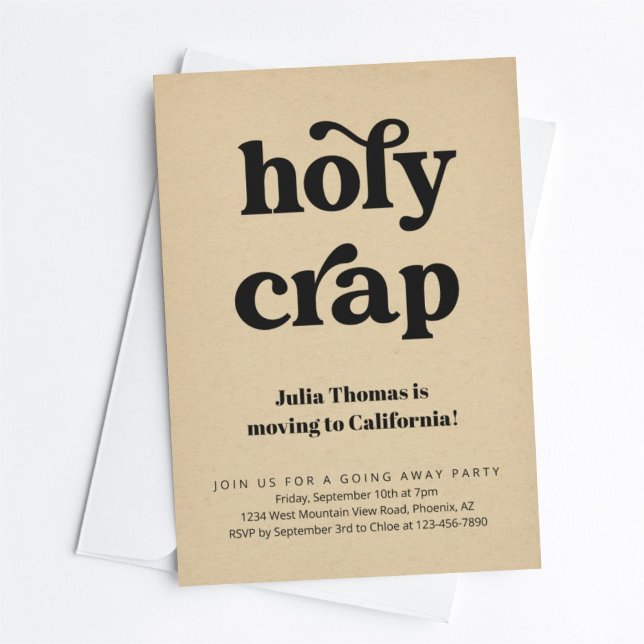 Sagrado Engraçado Saindo Do Convite de festas (Criador carregado)