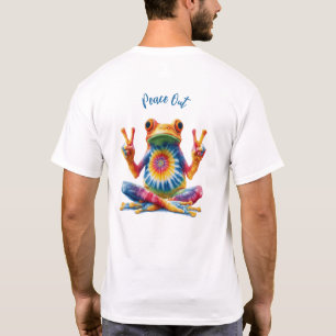 Sai Sapo Tie-Dye Personalizado Camiseta de Ioga Di