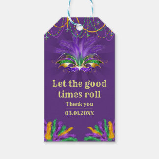 Saia com as Etiquetas de Presente Mardi Festivas