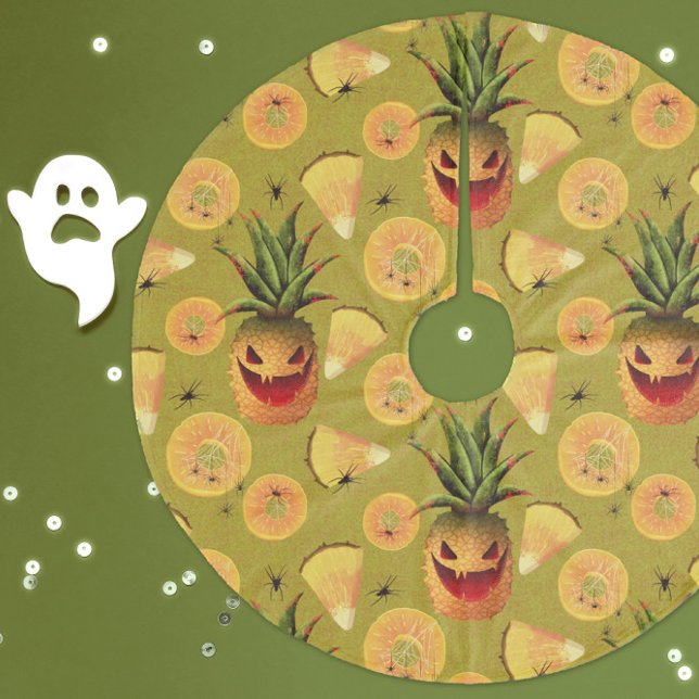 Saia Para Árvore De Natal De Lã Ananás Centeados (Criador carregado)