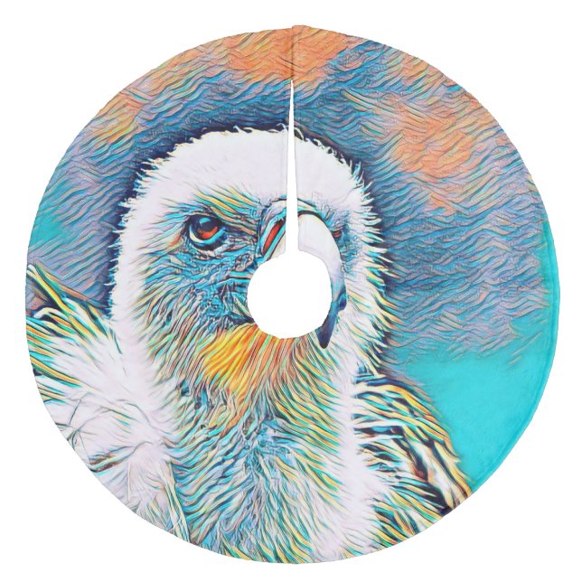 Saia Para Árvore De Natal De Lã AnimalMix_Bird_028 (Frente)