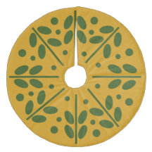 Árvore de Natal Amarelo de Folhas Escandinavas