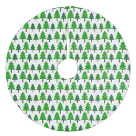 Saia Para Árvore De Natal De Lã Árvores de Pinheiro Festivas - Saia de Árvore