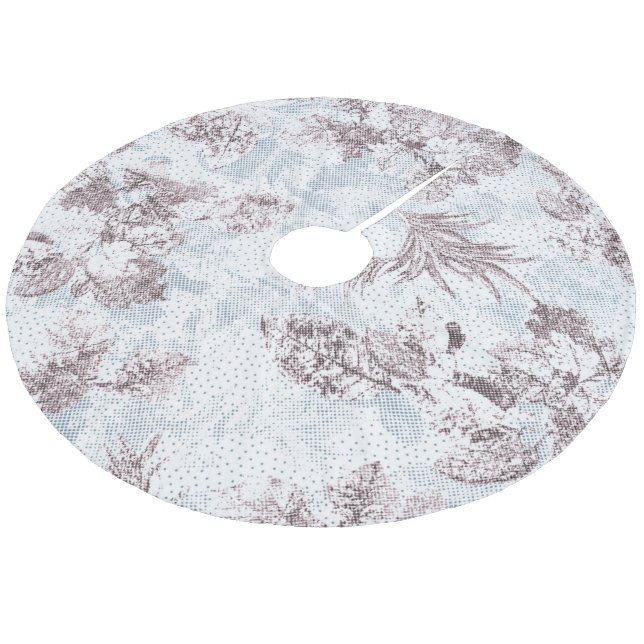 Saia Para Árvore De Natal De Lã Camisa (Inclinado)