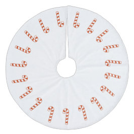 Saia Para Árvore De Natal De Lã Camisa-Árvore - Canas-Doces