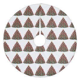 Saia Para Árvore De Natal De Lã Camisa de Natal