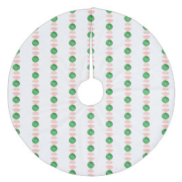 Saia Para Árvore De Natal De Lã Camisa verde-doce de Natal