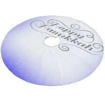 Fundo Branco Azul de 2 tons Feliz Hanukkah