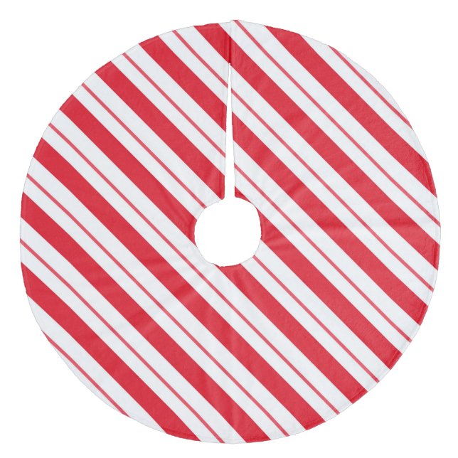 Saia Para Árvore De Natal De Lã Listras (Frente)