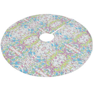 Saia Para Árvore De Natal De Lã Manicure 2