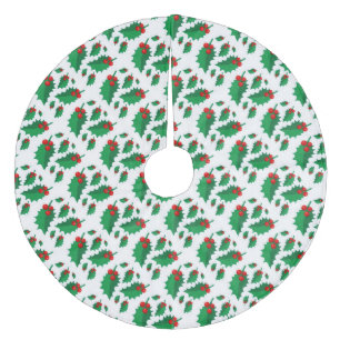 Saia Para Árvore De Natal De Lã Natal Holly