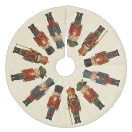 Saia Para Árvore De Natal De Lã Nutcracker Parade Árvore de Natal