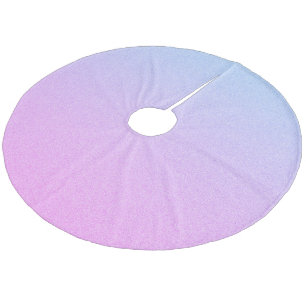 Saia Para Árvore De Natal De Lã Pastel Ombre Glitter